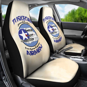 Tuskegee Airmen Red Tails Car Seat Cover Heroes Of Freedom Retro Style - African Pride