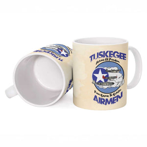 Tuskegee Airmen Red Tails Ceramic Mug Heroes Of Freedom Retro Style