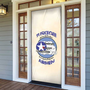 Tuskegee Airmen Red Tails Door Cover Heroes Of Freedom Retro Style