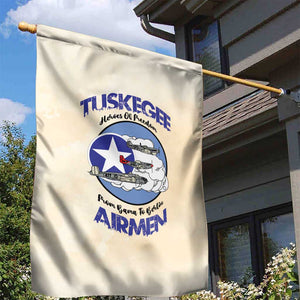 Tuskegee Airmen Red Tails Garden Flag Heroes Of Freedom Retro Style - African Pride