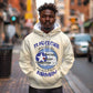 Tuskegee Airmen Red Tails Hoodie Heroes Of Freedom Retro Style - African Pride