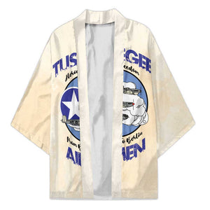 Tuskegee Airmen Red Tails Kimono Heroes Of Freedom Retro Style