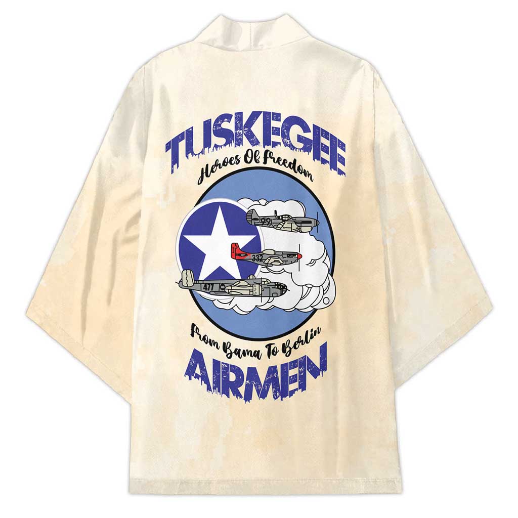 Tuskegee Airmen Red Tails Kimono Heroes Of Freedom Retro Style