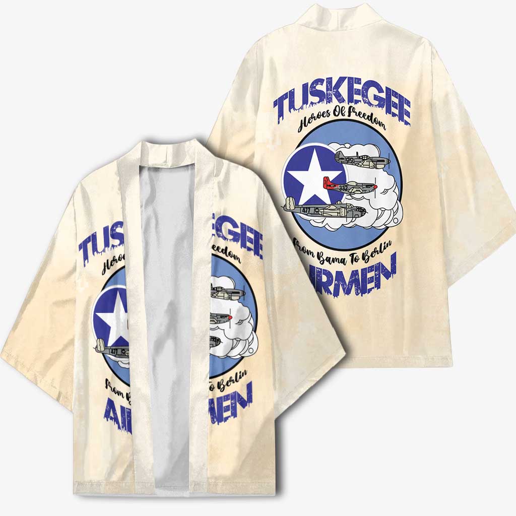 Tuskegee Airmen Red Tails Kimono Heroes Of Freedom Retro Style