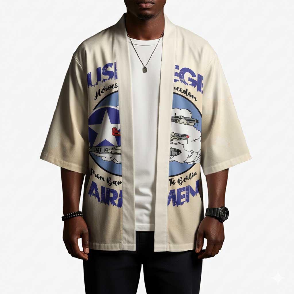Tuskegee Airmen Red Tails Kimono Heroes Of Freedom Retro Style