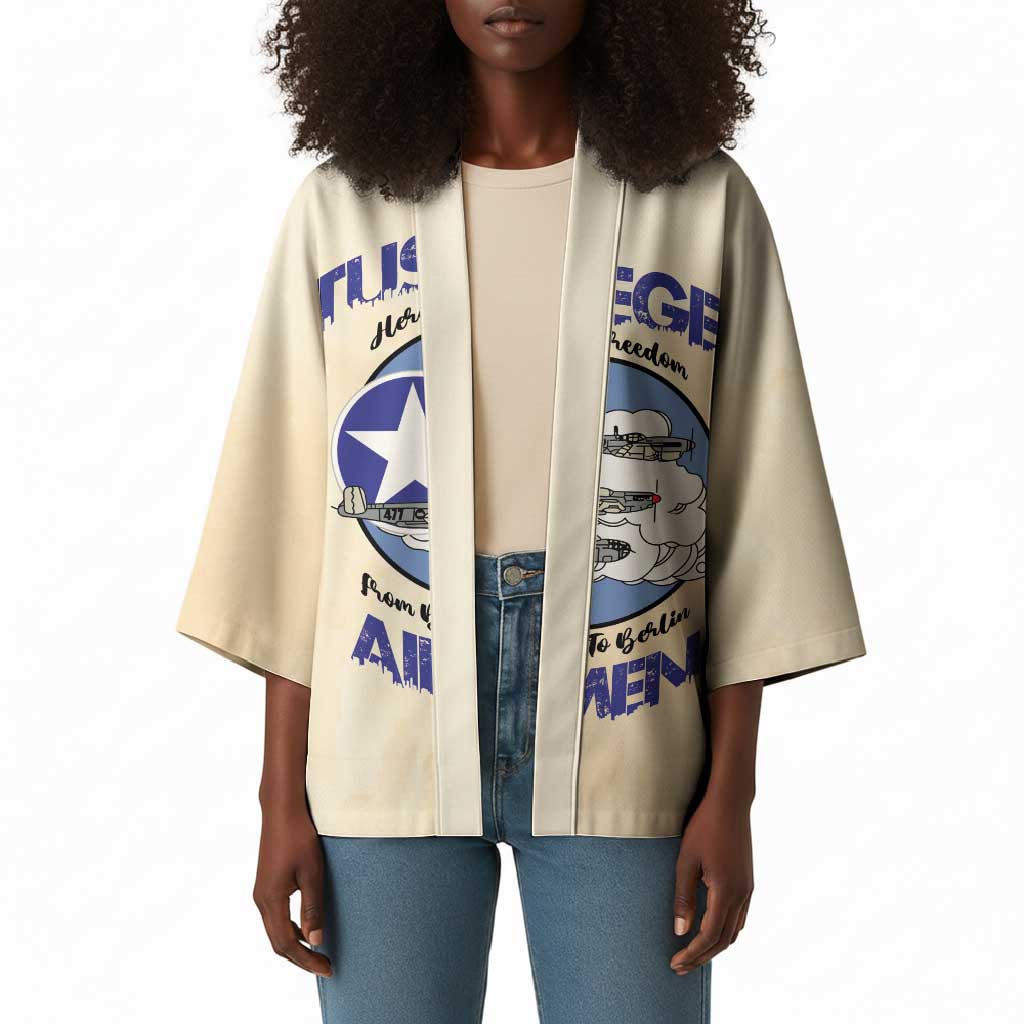 Tuskegee Airmen Red Tails Kimono Heroes Of Freedom Retro Style