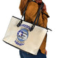 Tuskegee Airmen Red Tails Leather Tote Bag Heroes Of Freedom Retro Style - African Pride