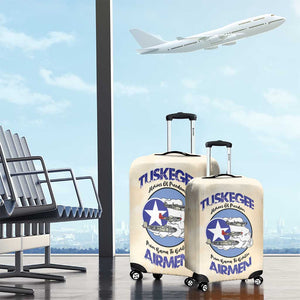 Tuskegee Airmen Red Tails Luggage Cover Heroes Of Freedom Retro Style - African Pride