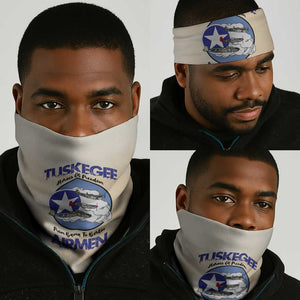 Tuskegee Airmen Red Tails Neck Gaiter Heroes Of Freedom Retro Style - African Pride
