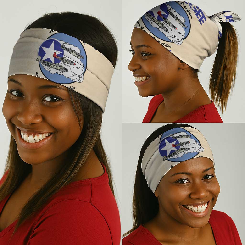 Tuskegee Airmen Red Tails Neck Gaiter Heroes Of Freedom Retro Style - African Pride