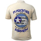 Tuskegee Airmen Red Tails Polo Shirt Heroes Of Freedom Retro Style - African Pride