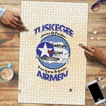 Tuskegee Airmen Red Tails Puzzle Heroes Of Freedom Retro Style