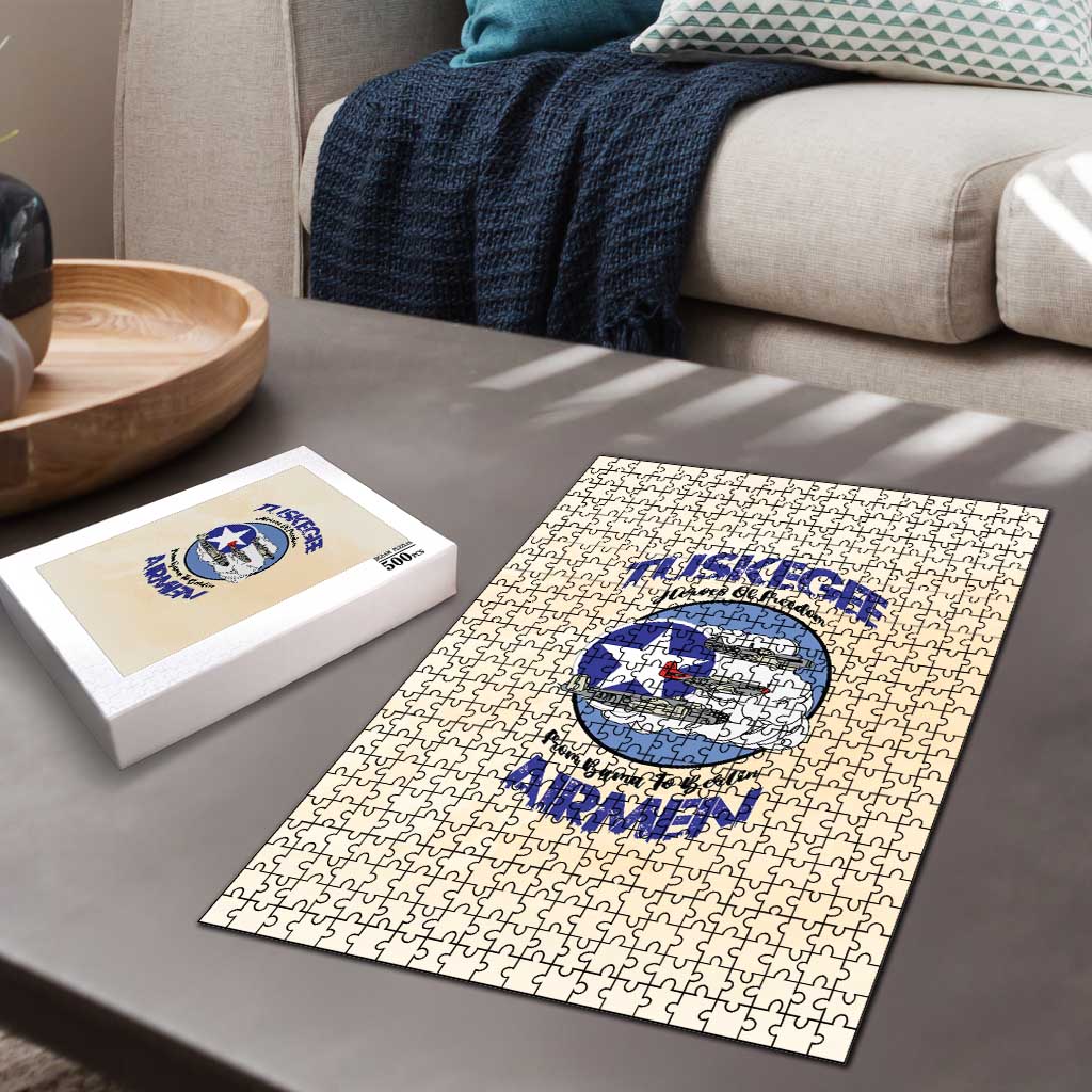 Tuskegee Airmen Red Tails Puzzle Heroes Of Freedom Retro Style