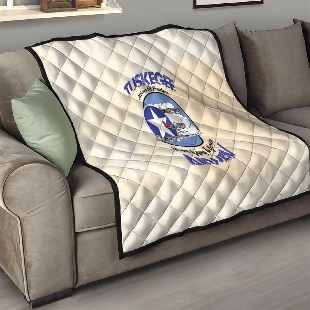 Tuskegee Airmen Red Tails Quilt Heroes Of Freedom Retro Style - African Pride