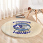 Tuskegee Airmen Red Tails Round Carpet Heroes Of Freedom Retro Style - African Pride