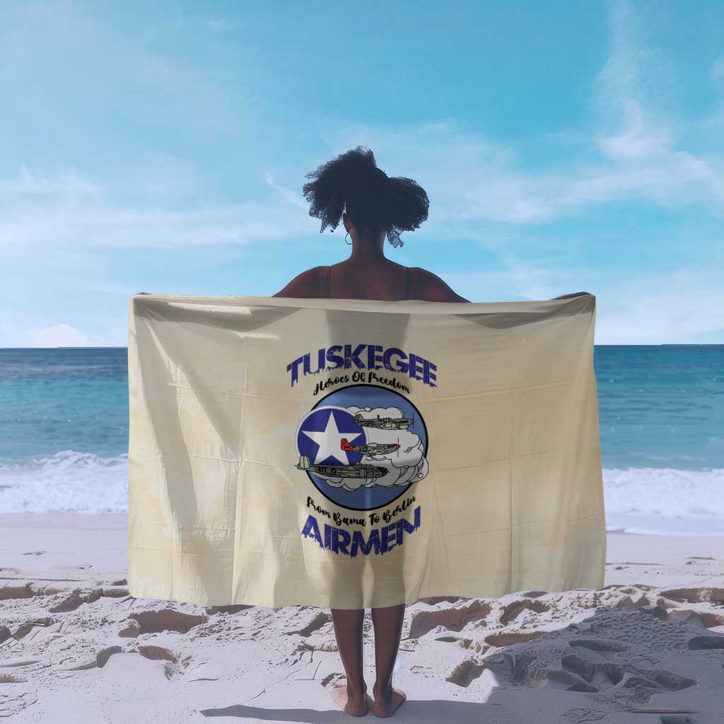 Tuskegee Airmen Red Tails Sarong Heroes Of Freedom Retro Style - African Pride