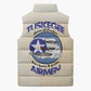 Tuskegee Airmen Red Tails Sleeveless Puffer Jacket Heroes Of Freedom Retro Style