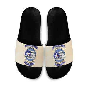Tuskegee Airmen Red Tails Slide Sandals Heroes Of Freedom Retro Style