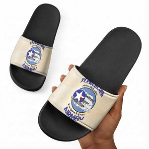 Tuskegee Airmen Red Tails Slide Sandals Heroes Of Freedom Retro Style