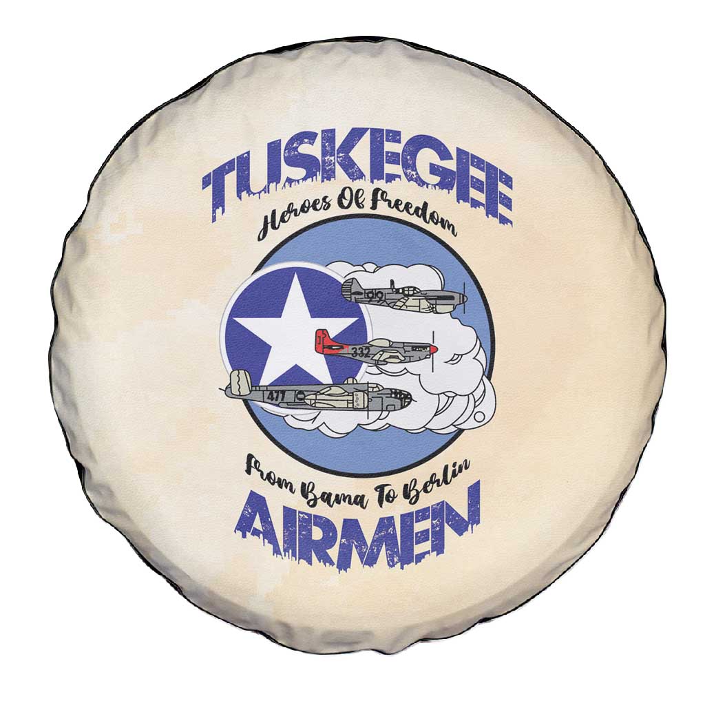 Tuskegee Airmen Red Tails Spare Tire Cover Heroes Of Freedom Retro Style - African Pride