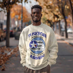 Tuskegee Airmen Red Tails Sweatshirt Heroes Of Freedom Retro Style - African Pride