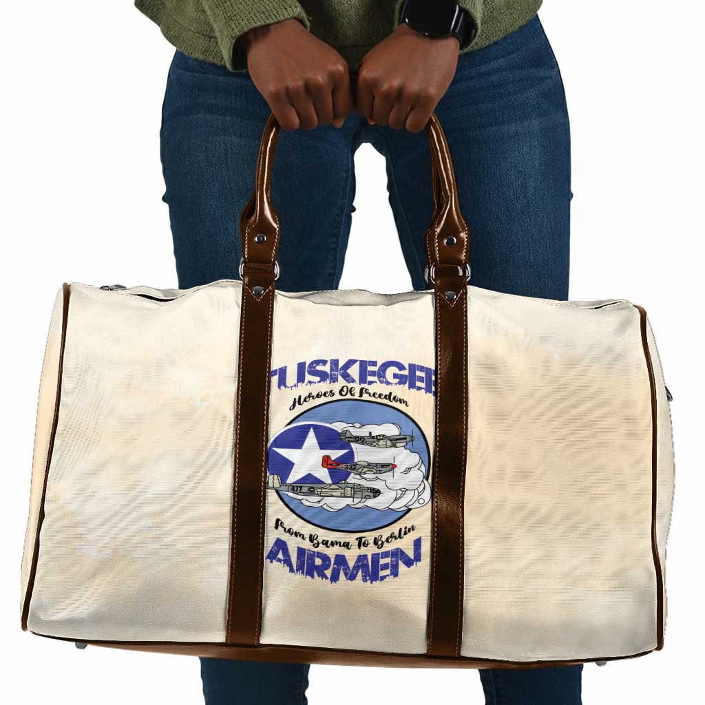 Tuskegee Airmen Red Tails Travel Bag Heroes Of Freedom Retro Style