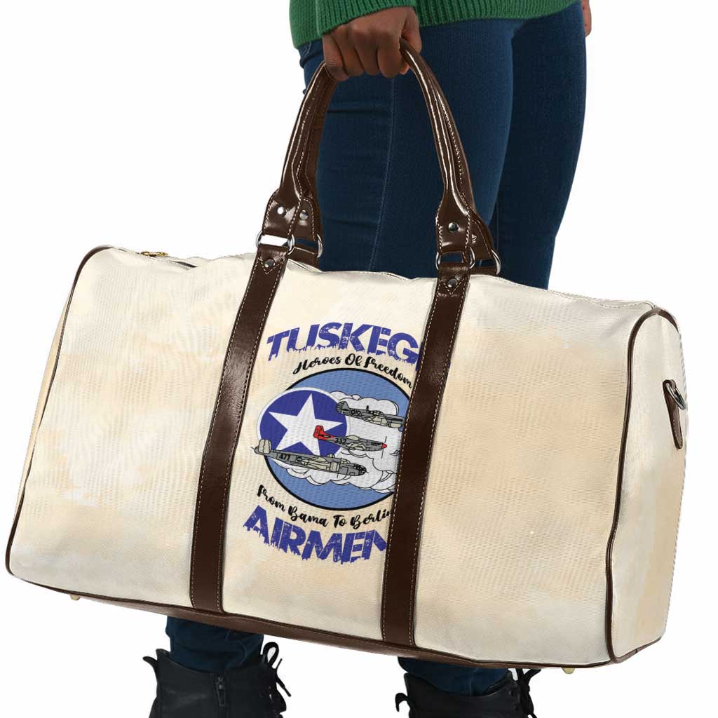 Tuskegee Airmen Red Tails Travel Bag Heroes Of Freedom Retro Style
