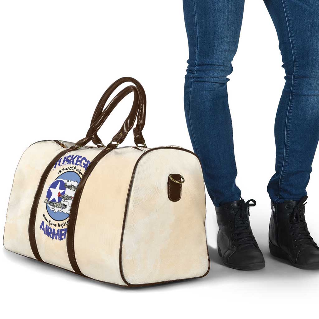 Tuskegee Airmen Red Tails Travel Bag Heroes Of Freedom Retro Style