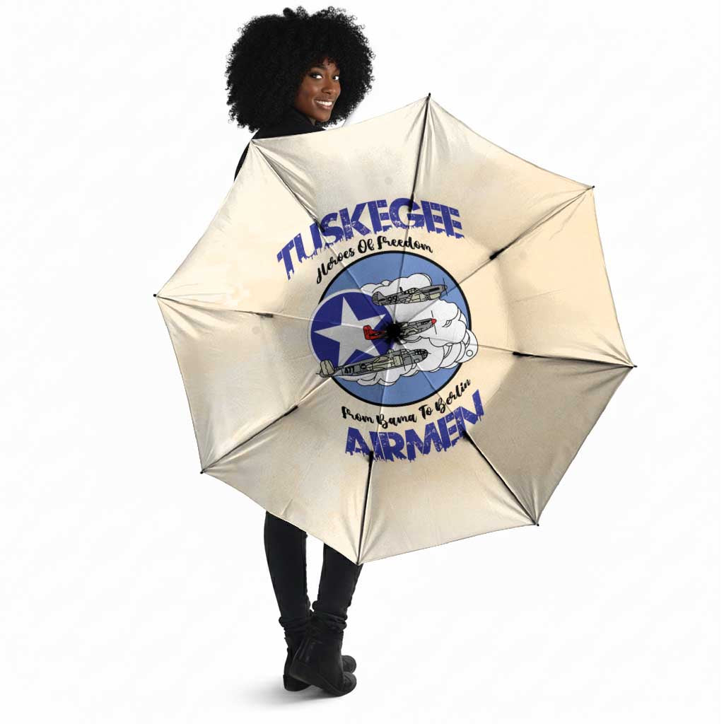 Tuskegee Airmen Red Tails Umbrella Heroes Of Freedom Retro Style