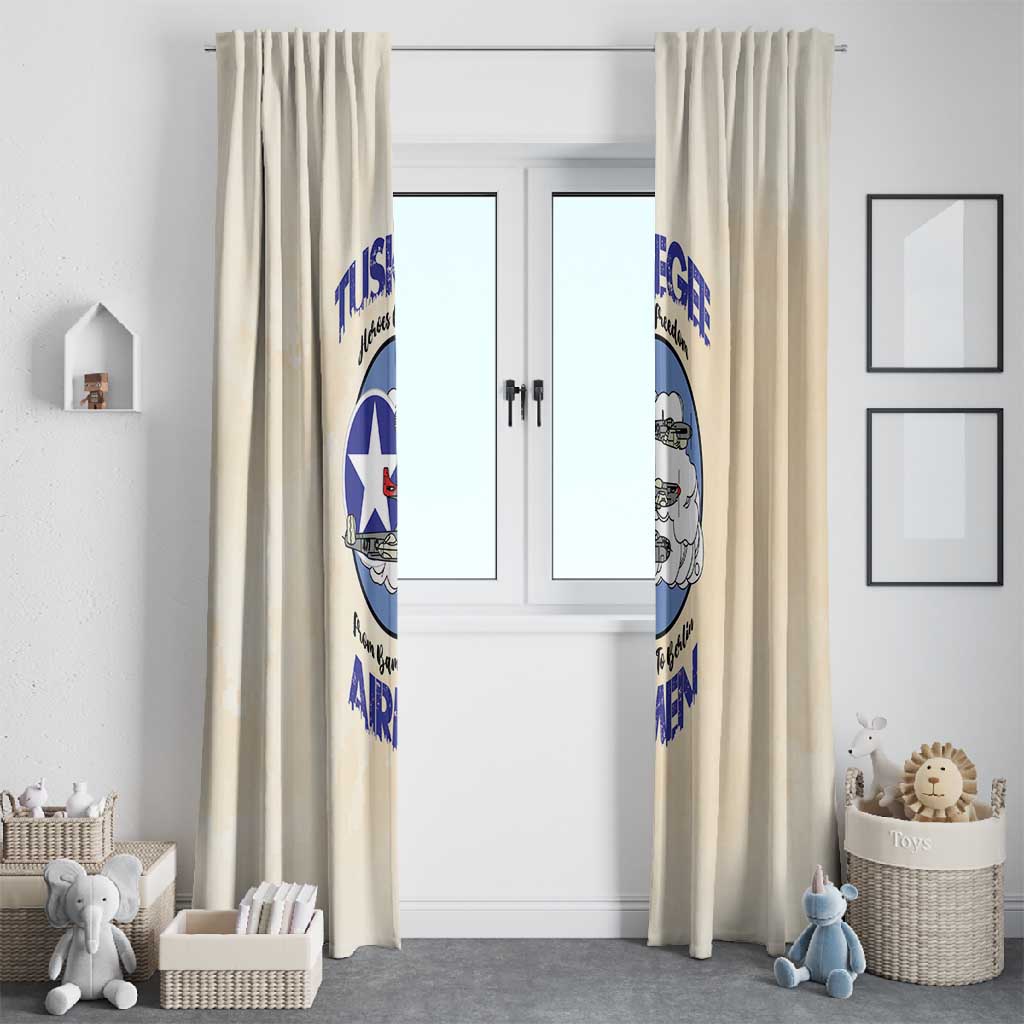 Tuskegee Airmen Red Tails Window Curtain Heroes Of Freedom Retro Style - African Pride
