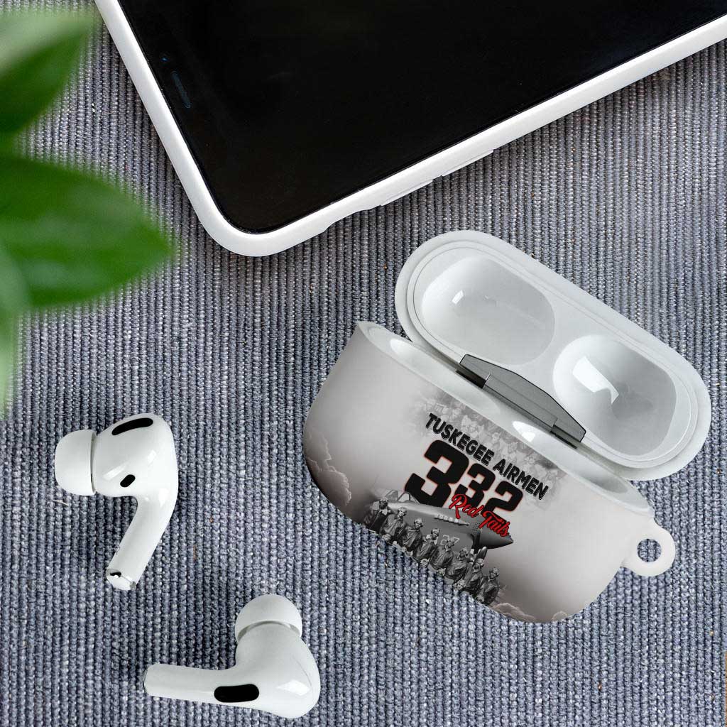 Tuskegee Airmen  Red Tails Pride AirPods Case 332nd Fighter Group