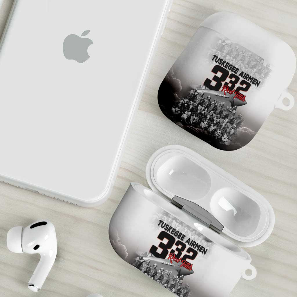 Tuskegee Airmen  Red Tails Pride AirPods Case 332nd Fighter Group