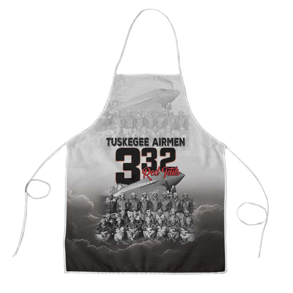 Tuskegee Airmen  Red Tails Pride Apron 332nd Fighter Group