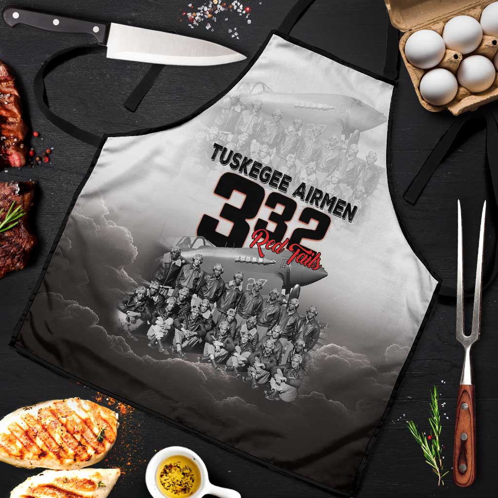 Tuskegee Airmen  Red Tails Pride Apron 332nd Fighter Group