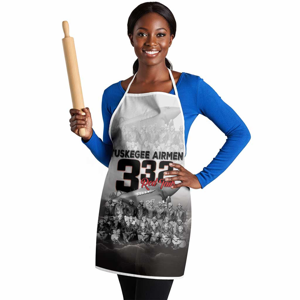Tuskegee Airmen  Red Tails Pride Apron 332nd Fighter Group