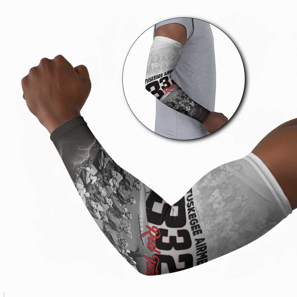 Tuskegee Airmen  Red Tails Pride Arm Sleeves 332nd Fighter Group