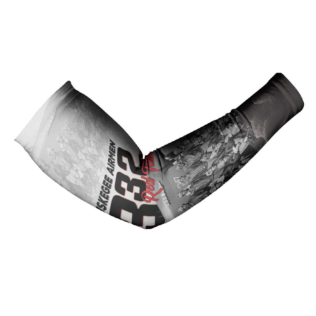Tuskegee Airmen  Red Tails Pride Arm Sleeves 332nd Fighter Group