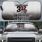 Tuskegee Airmen  Red Tails Pride Auto Sun Shade 332nd Fighter Group