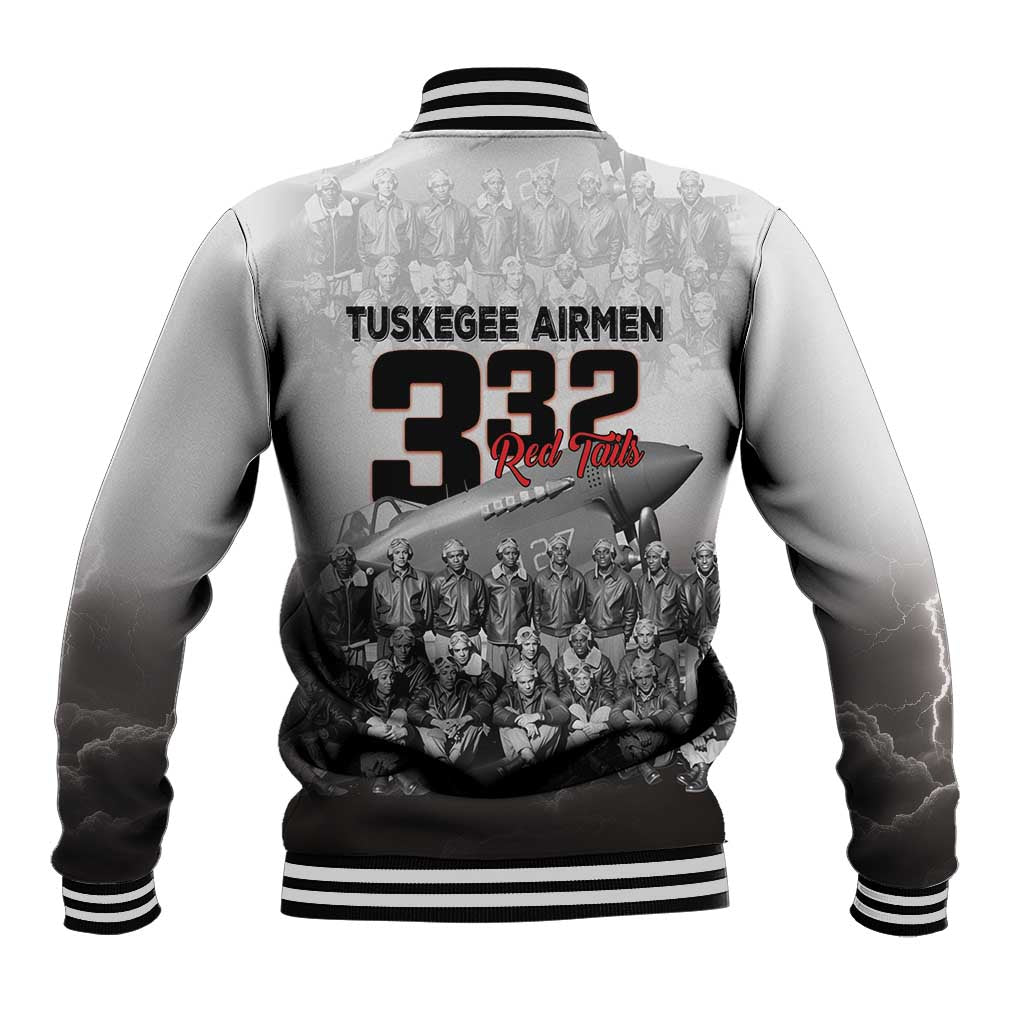 Tuskegee Airmen  Red Tails Pride Baseball Jacket 332nd Fighter Group - African Pride