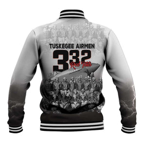 Tuskegee Airmen  Red Tails Pride Baseball Jacket 332nd Fighter Group - African Pride