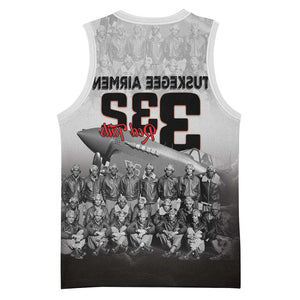 Tuskegee Airmen  Red Tails Pride Basketball Jersey 332nd Fighter Group - African Pride