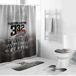 Tuskegee Airmen  Red Tails Pride Bathroom Set 332nd Fighter Group