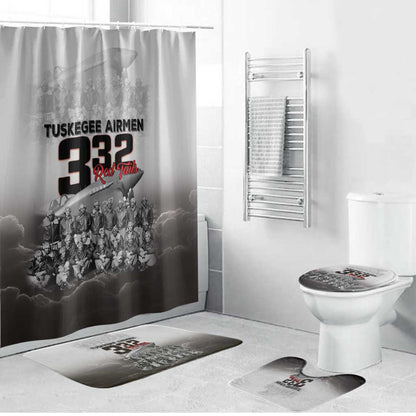 Tuskegee Airmen  Red Tails Pride Bathroom Set 332nd Fighter Group