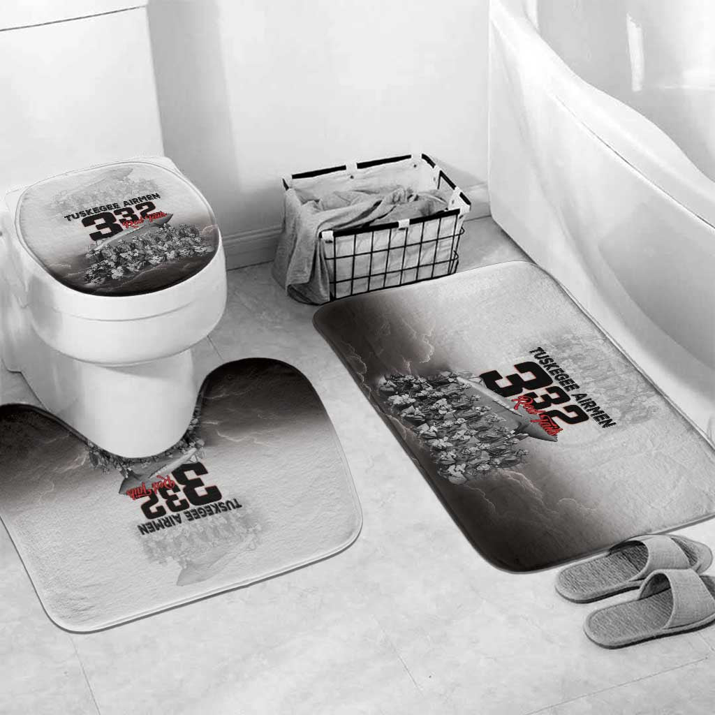 Tuskegee Airmen  Red Tails Pride Bathroom Set 332nd Fighter Group