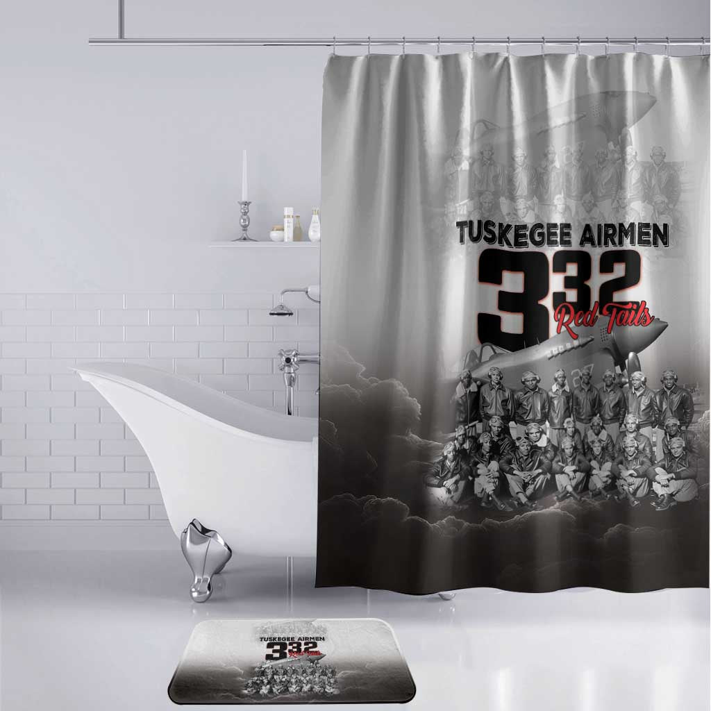 Tuskegee Airmen  Red Tails Pride Bathroom Set 332nd Fighter Group