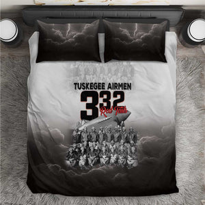 Tuskegee Airmen  Red Tails Pride Bedding Set 332nd Fighter Group - African Pride