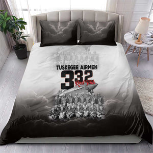 Tuskegee Airmen  Red Tails Pride Bedding Set 332nd Fighter Group - African Pride