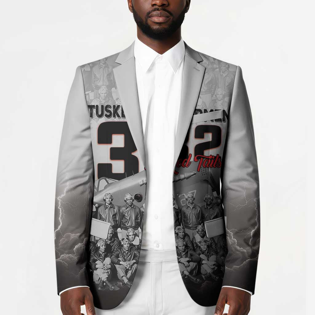 Tuskegee Airmen  Red Tails Pride Blazer 332nd Fighter Group