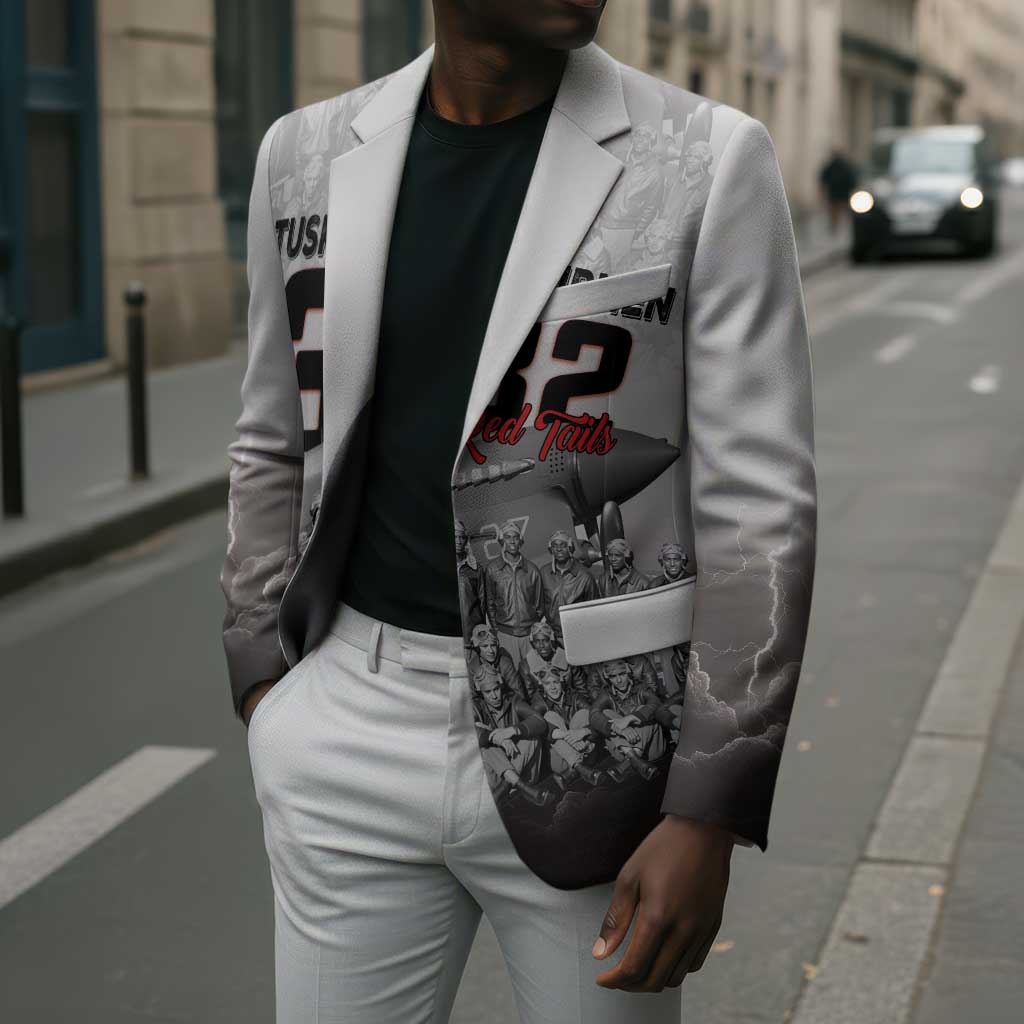 Tuskegee Airmen  Red Tails Pride Blazer 332nd Fighter Group