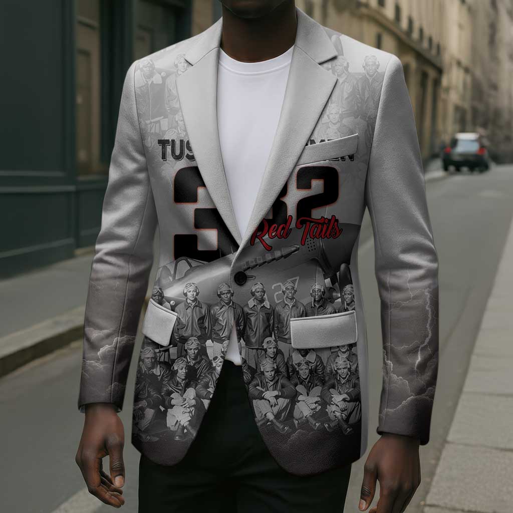 Tuskegee Airmen  Red Tails Pride Blazer 332nd Fighter Group